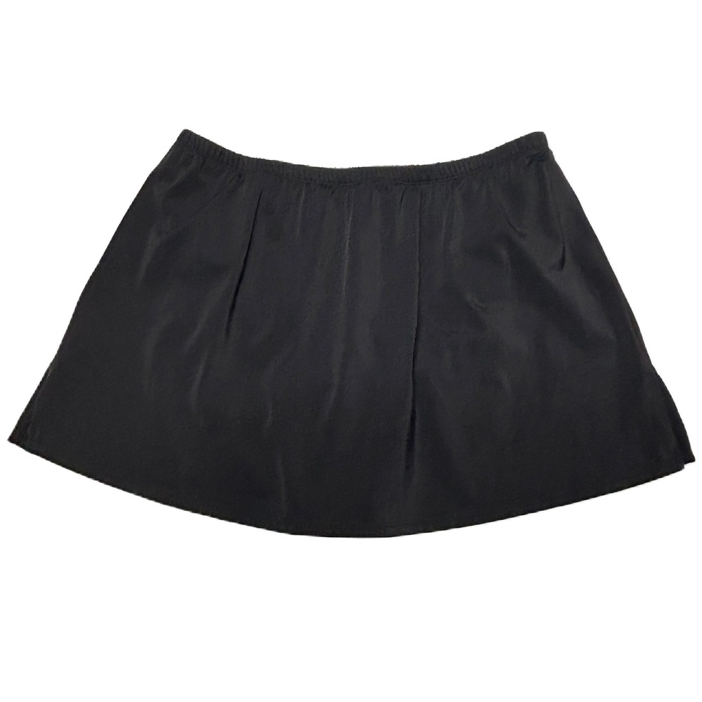 Swimsuits For All Skirtini Swim Skirt Size‎ 22 Built in Brief Black Beach Resort